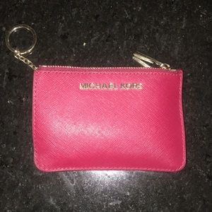 Michael Kors MK Red Wallet Coinpurse